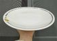 Le plat rond en céramique avec la vaisselle de porcelaine de logo place le poids 744g du diamètre 25cm