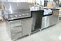 Les équipements commerciaux de cuisine de couleur de ruban intoxiquent le gril d'acier inoxydable le gril/201# avec le Cabinet